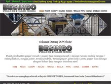Tablet Screenshot of besindo.com